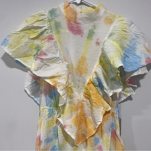 Women’s Cruz Multicolored Tie Dye Maxi Dress YOUNG, FABULOUS & BROKE Size XS - Picture 9 of 9
